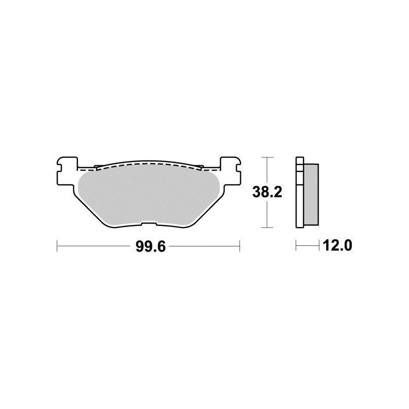 FERODO PLAQUETTES DE FREIN SEMI-MÉTAL ÉCO FRICTION FDB2126EF