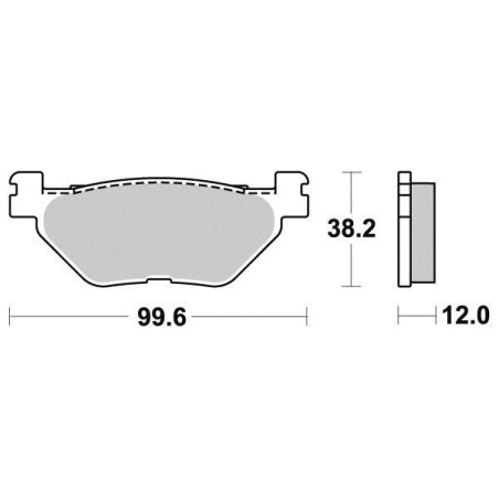 FERODO PLAQUETTES DE FREIN SEMI-MÉTAL ÉCO FRICTION FDB2126EF