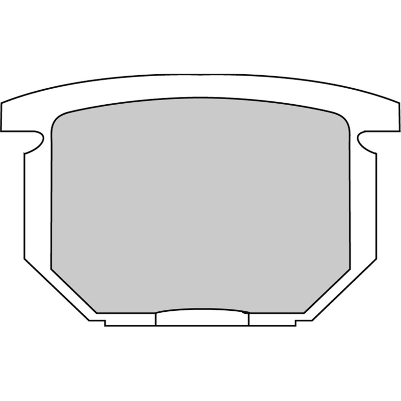 FERODO PLAQUETTES DE FREIN SEMI-MÉTAL PLATINIUM FDB217P