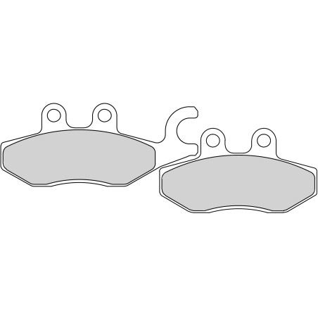 FERODO PLAQUETTES DE FREIN SEMI-MÉTAL ÉCO FRICTION FDB2186EF
