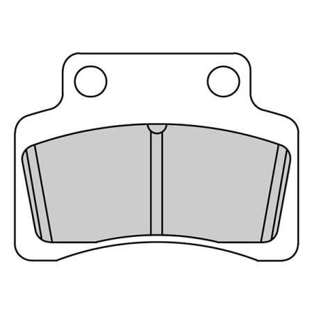 FERODO PLAQUETTES DE FREIN SEMI-MÉTAL ÉCO FRICTION FDB2191EF
