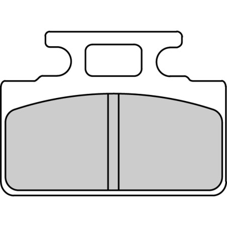 FERODO PLAQUETTES DE FREIN SEMI-MÉTAL ARGENTO FDB2192AG