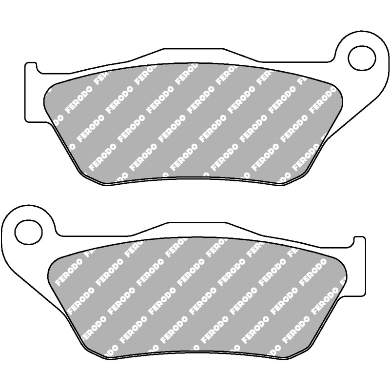FERODO PLAQUETTES DE FREIN SEMI-MÉTAL ÉCO FRICTION FDB2208EF