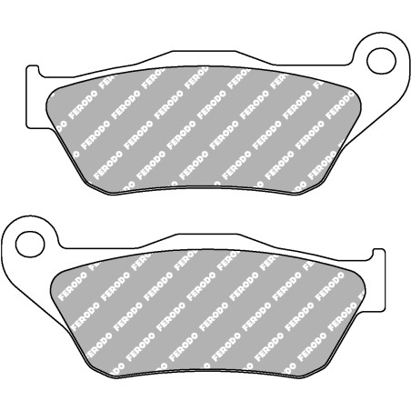 FERODO PLAQUETTES DE FREIN SEMI-MÉTAL ÉCO FRICTION FDB2208EF