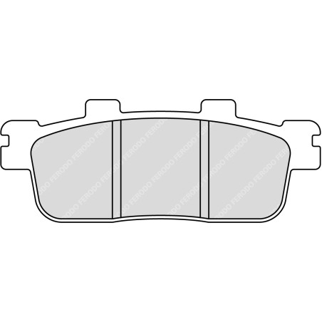 FERODO PLAQUETTES DE FREIN SEMI-MÉTAL ÉCO FRICTION FDB2226EF