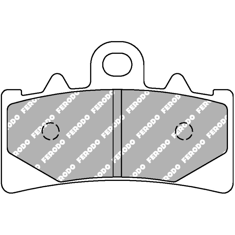 FERODO PLAQUETTES DE FREIN SEMI-MÉTAL ÉCO FRICTION FDB2266EF