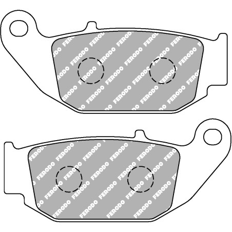 FERODO PLAQUETTES DE FREIN SEMI-MÉTAL ÉCO FRICTION FDB2275EF
