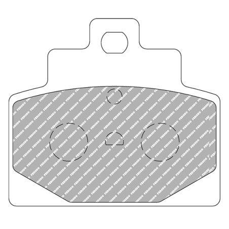 FERODO PLAQUETTES DE FREIN SEMI-MÉTAL ARGENTO FDB2277AG