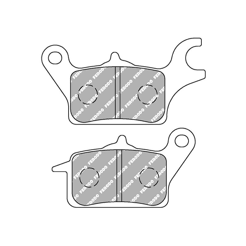 FERODO PLAQUETTES DE FREIN SEMI-MÉTAL ÉCO FRICTION FDB2282EF