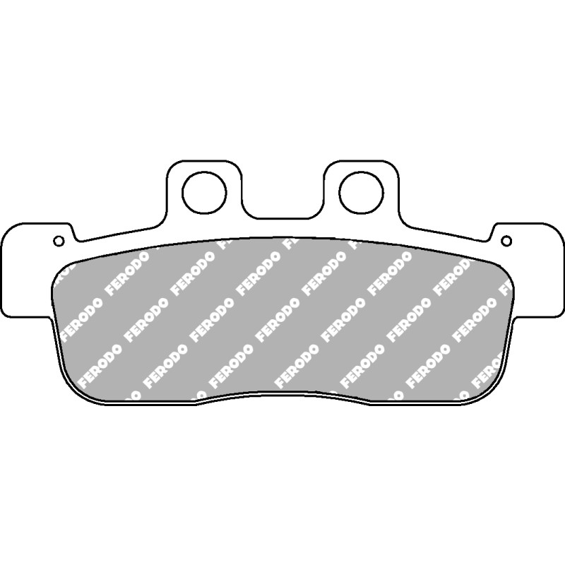 FERODO PLAQUETTES DE FREIN SEMI-MÉTAL ÉCO FRICTION FDB2284EF