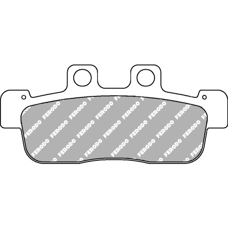 FERODO PLAQUETTES DE FREIN SEMI-MÉTAL ÉCO FRICTION FDB2284EF