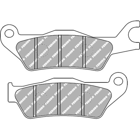 FERODO PLAQUETTES DE FREIN SEMI-MÉTAL ÉCO FRICTION FDB2287EF
