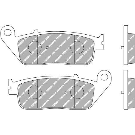 FERODO PLAQUETTES DE FREIN SEMI-MÉTAL ÉCO FRICTION FDB2288EF