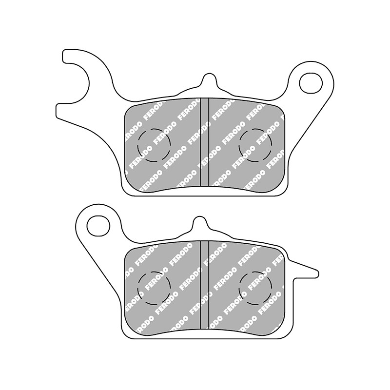 FERODO PLAQUETTES DE FREIN SEMI-MÉTAL ÉCO FRICTION FDB2289EF