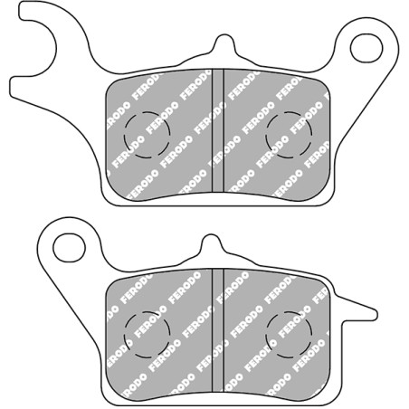 FERODO PLAQUETTES DE FREIN SEMI-MÉTAL ÉCO FRICTION FDB2289EF