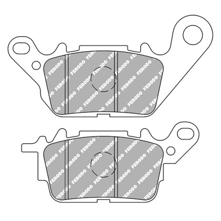 FERODO PLAQUETTES DE FREIN SEMI-MÉTAL ÉCO FRICTION FDB2290EF