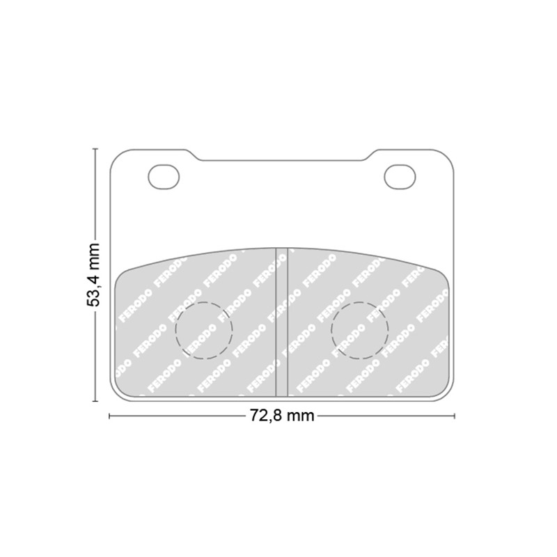 FERODO PLAQUETTES DE FREIN SEMI-MÉTAL ÉCO FRICTION FDB2291EF