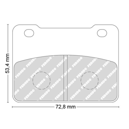 FERODO PLAQUETTES DE FREIN SEMI-MÉTAL ÉCO FRICTION FDB2291EF