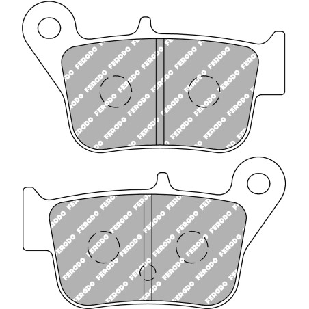 FERODO PLAQUETTES DE FREIN SEMI-MÉTAL ÉCO FRICTION FDB2292EF