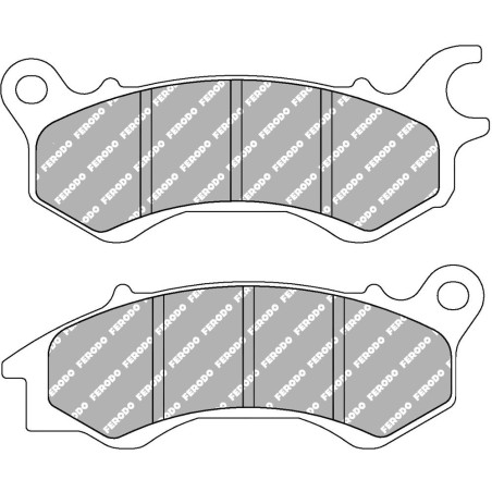 FERODO PLAQUETTES DE FREIN SEMI-MÉTAL ÉCO FRICTION FDB2326EF