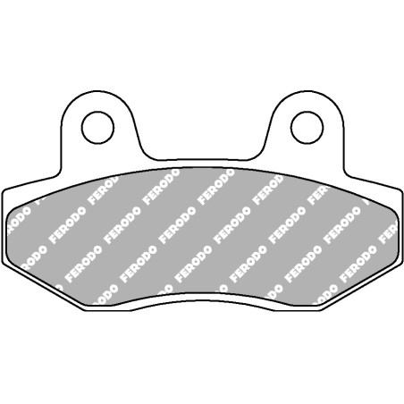 FERODO PLAQUETTES DE FREIN SEMI-MÉTAL ÉCO FRICTION FDB312EF