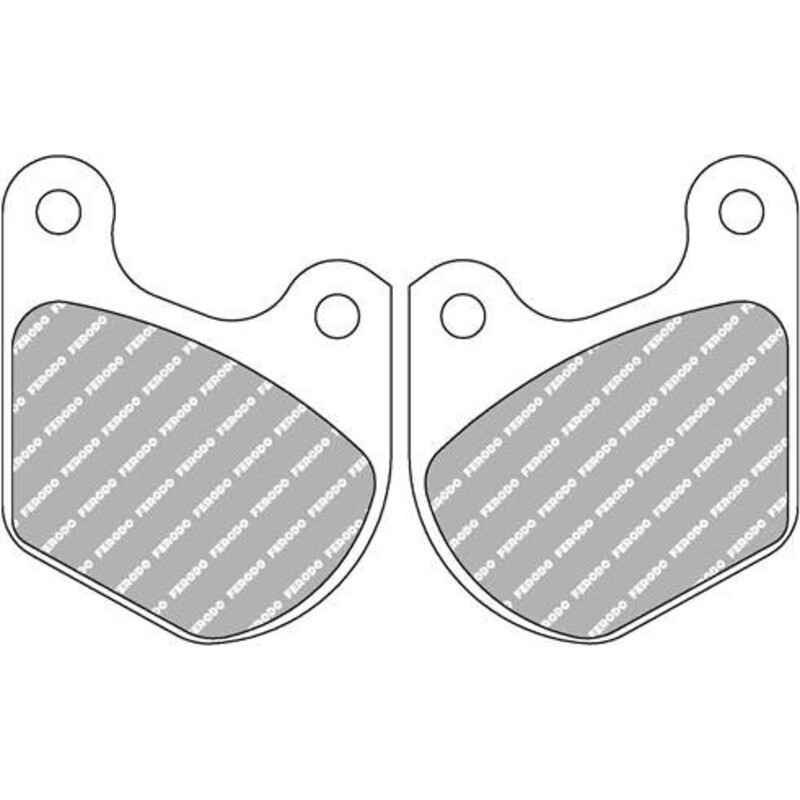 FERODO PLAQUETTES DE FREIN SEMI-MÉTAL PLATINIUM FDB334P