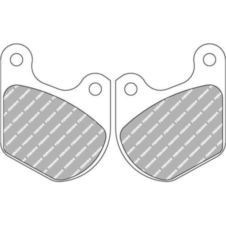 FERODO PLAQUETTES DE FREIN SEMI-MÉTAL PLATINIUM FDB334P