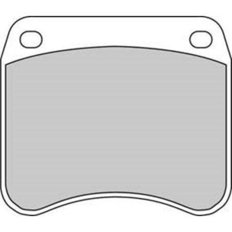 FERODO PLAQUETTES DE FREIN SEMI-MÉTAL PLATINIUM FDB342P