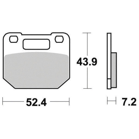 FERODO PLAQUETTES DE FREIN SEMI-MÉTAL PLATINIUM FDB437P