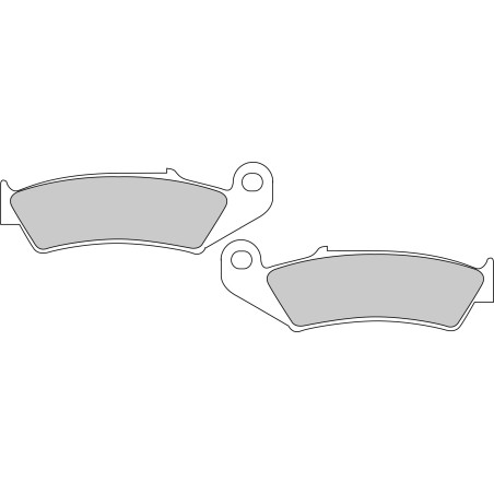 FERODO PLAQUETTES DE FREIN SEMI-MÉTAL PLATINIUM FDB495P