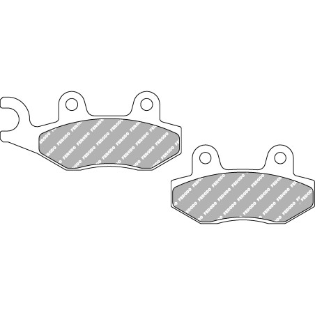 FERODO PLAQUETTES DE FREIN SEMI-MÉTAL ÉCO FRICTION FDB497EF