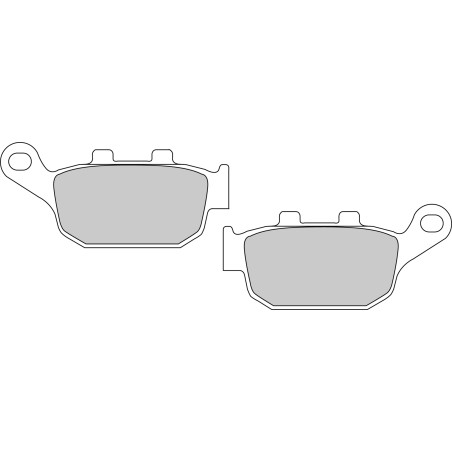 FERODO PLAQUETTES DE FREIN SEMI-MÉTAL ÉCO FRICTION FDB531EF