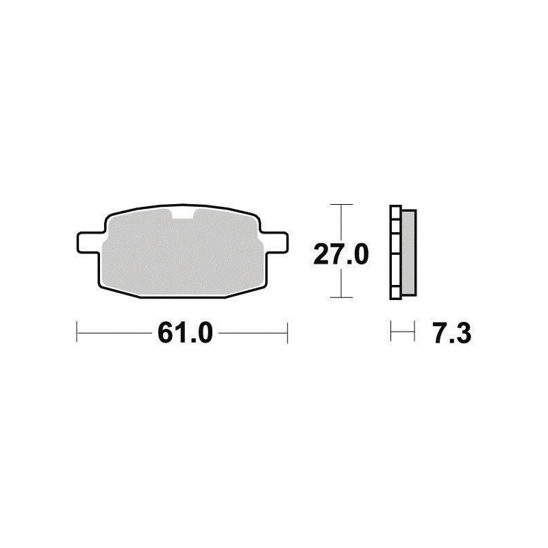 FERODO PLAQUETTES DE FREIN SEMI-MÉTAL ÉCO FRICTION FDB636EF