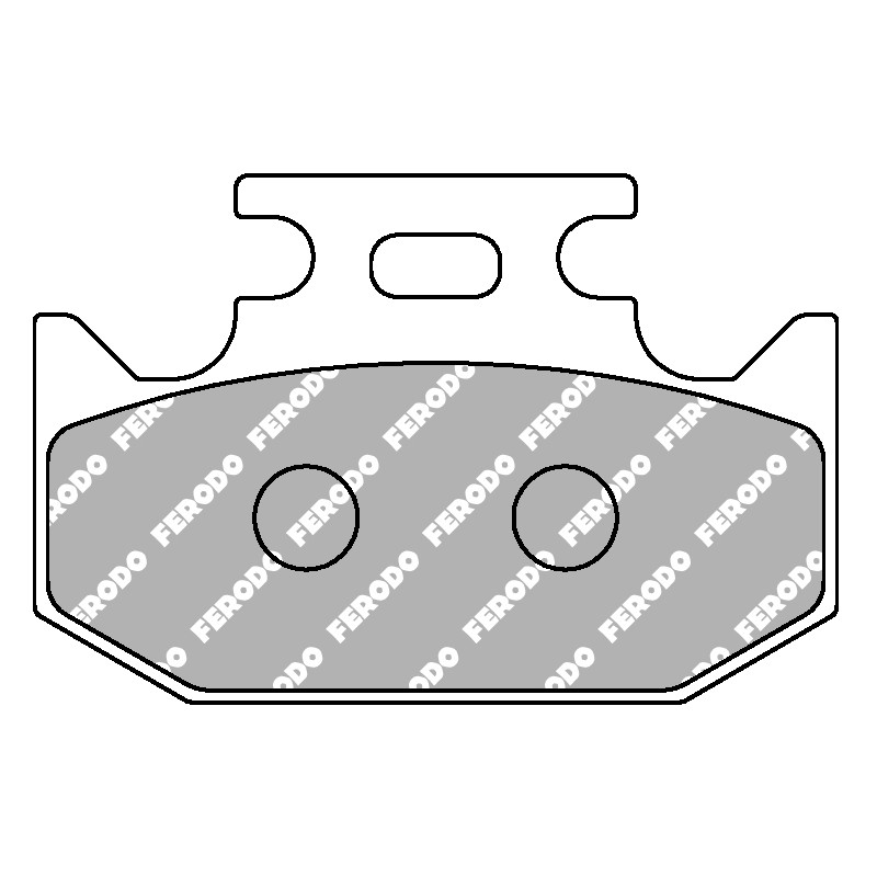 FERODO PLAQUETTES DE FREIN SEMI-MÉTAL PLATINIUM FDB659P