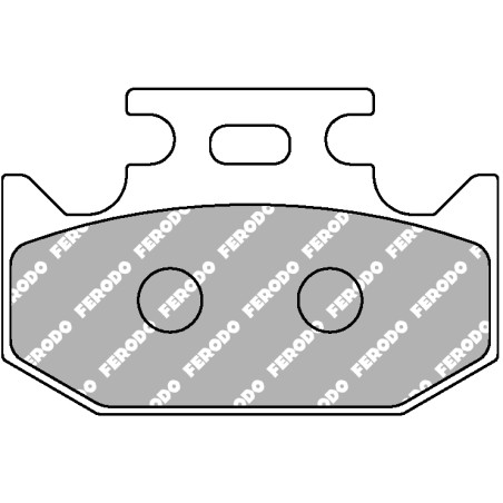 FERODO PLAQUETTES DE FREIN SEMI-MÉTAL PLATINIUM FDB659P