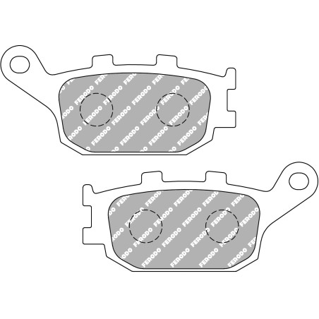 FERODO PLAQUETTES DE FREIN SEMI-MÉTAL ÉCO FRICTION FDB754EF