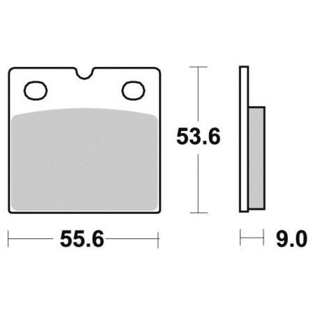 FERODO PLAQUETTES DE FREIN MÉTAL FRITTÉ SINTER GRIP FDB108ST