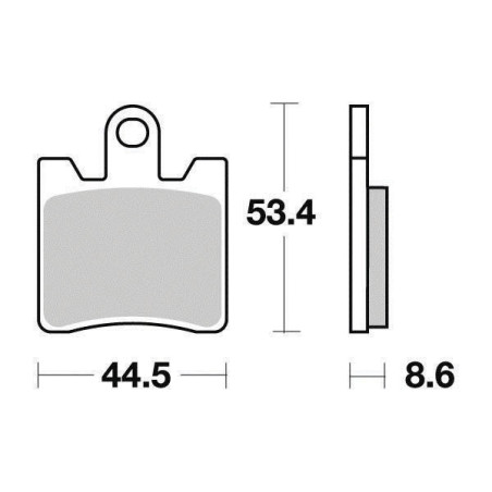 FERODO PLAQUETTES DE FREIN MÉTAL FRITTÉ SINTER GRIP MAXI SCOOTER FDB2085SM