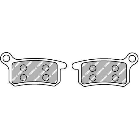 FERODO PLAQUETTES DE FREIN MÉTAL FRITTÉ SINTER GRIP OFF ROAD FDB2157SG