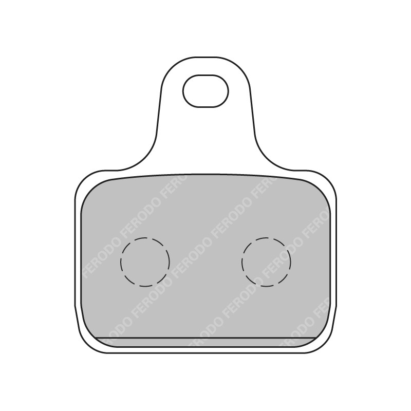 FERODO PLAQUETTES DE FREIN MÉTAL FRITTÉ SINTER GRIP RACE FDB2166XRAC