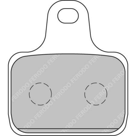 FERODO PLAQUETTES DE FREIN MÉTAL FRITTÉ SINTER GRIP RACE FDB2166XRAC