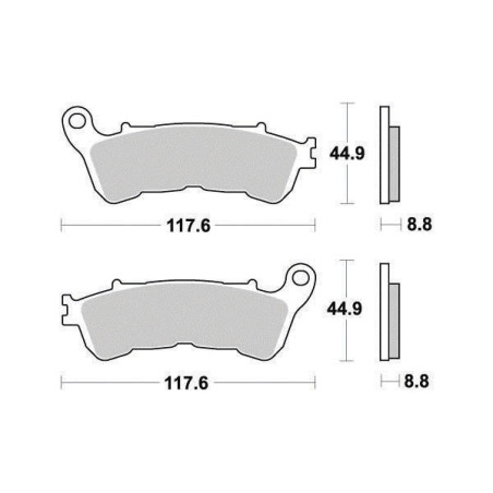 FERODO PLAQUETTES DE FREIN MÉTAL FRITTÉ SINTER GRIP MAXI SCOOTER FDB2196SM