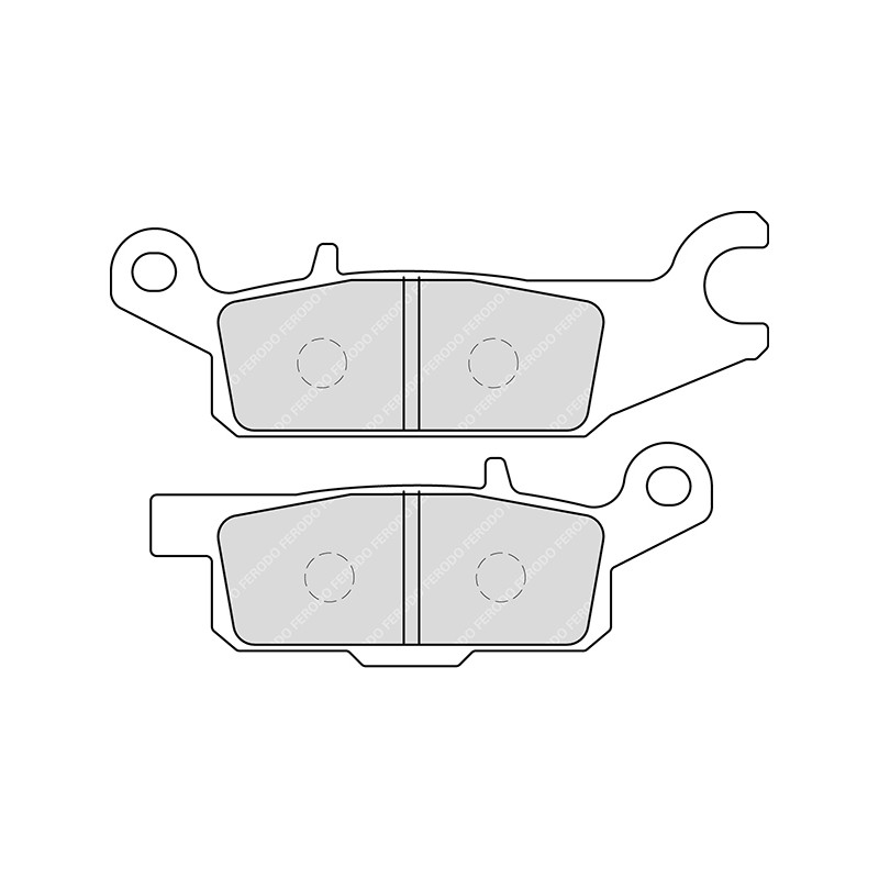 FERODO PLAQUETTES DE FREIN MÉTAL FRITTÉ SINTER GRIP OFF ROAD FDB2231SG