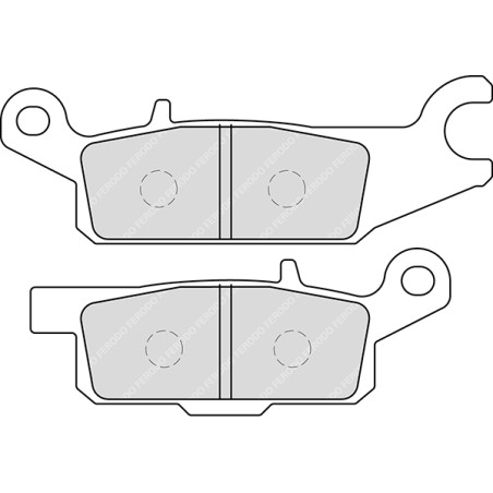FERODO PLAQUETTES DE FREIN MÉTAL FRITTÉ SINTER GRIP OFF ROAD FDB2231SG