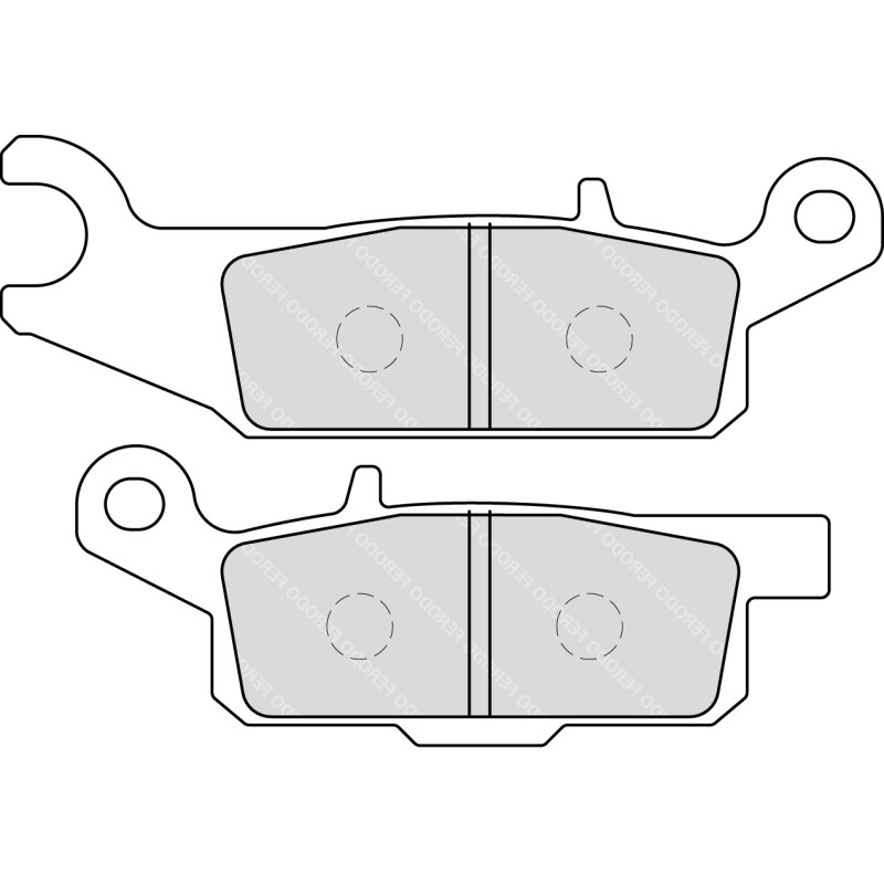 FERODO PLAQUETTES DE FREIN MÉTAL FRITTÉ SINTER GRIP OFF ROAD FDB2232SG