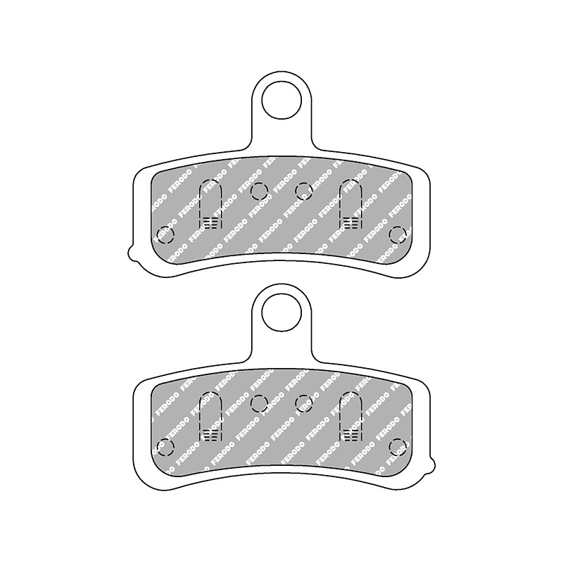 FERODO PLAQUETTES DE FREIN MÉTAL FRITTÉ SINTER GRIP FDB2250ST