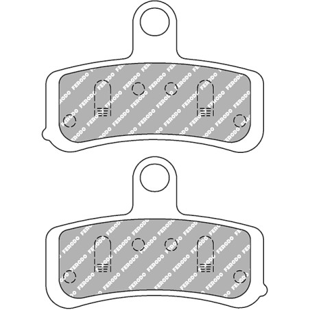 FERODO PLAQUETTES DE FREIN MÉTAL FRITTÉ SINTER GRIP FDB2250ST