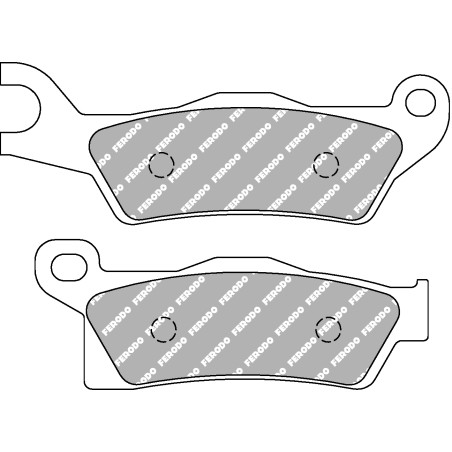 FERODO PLAQUETTES DE FREIN MÉTAL FRITTÉ SINTER GRIP OFF ROAD FDB2273SG