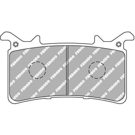 FERODO PLAQUETTES DE FREIN MÉTAL FRITTÉ SINTER GRIP FDB2324ST