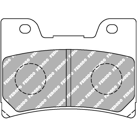 FERODO PLAQUETTES DE FREIN MÉTAL FRITTÉ SINTER GRIP FDB666ST
